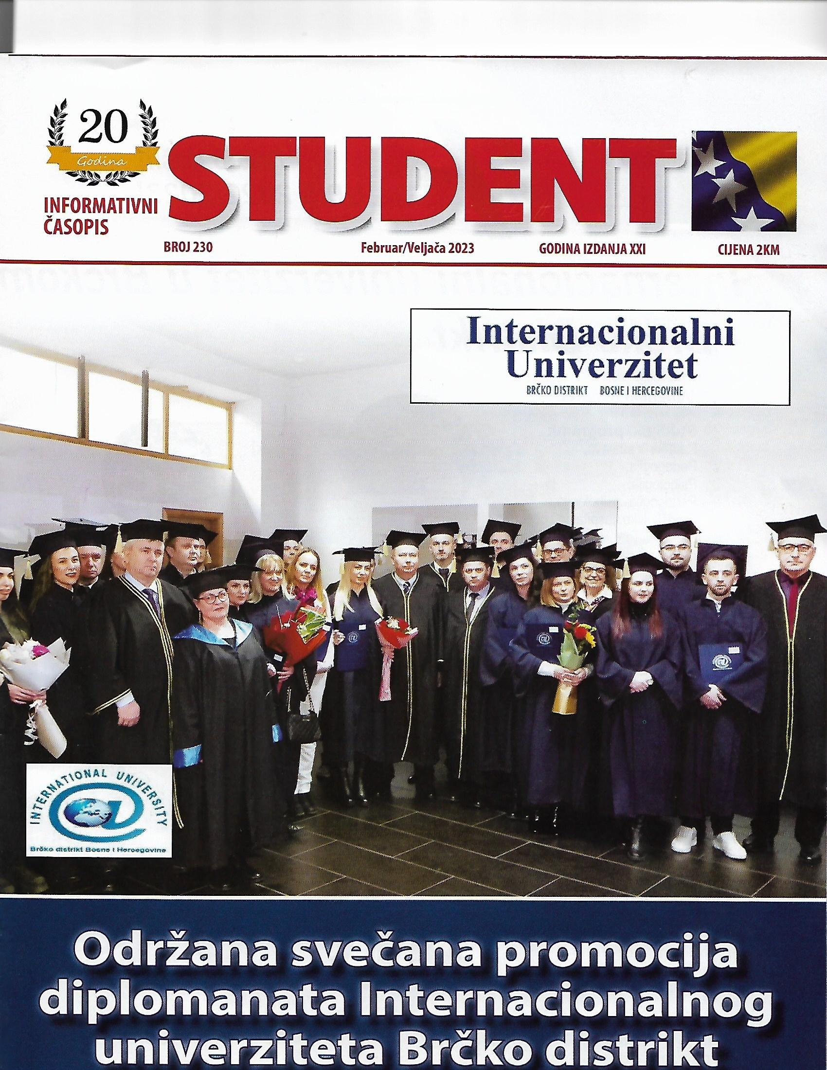 Časopis Student o Internacionalnom univerzitetu