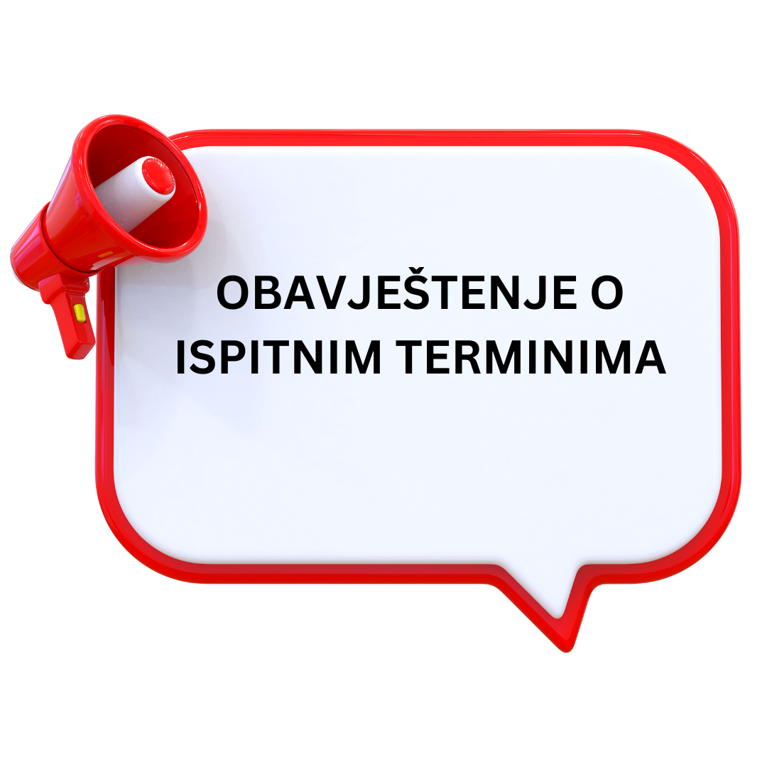 OBAVJEŠTENJE - ISPITI KOD PROF.  DR PETRONIJA JEVTIĆA