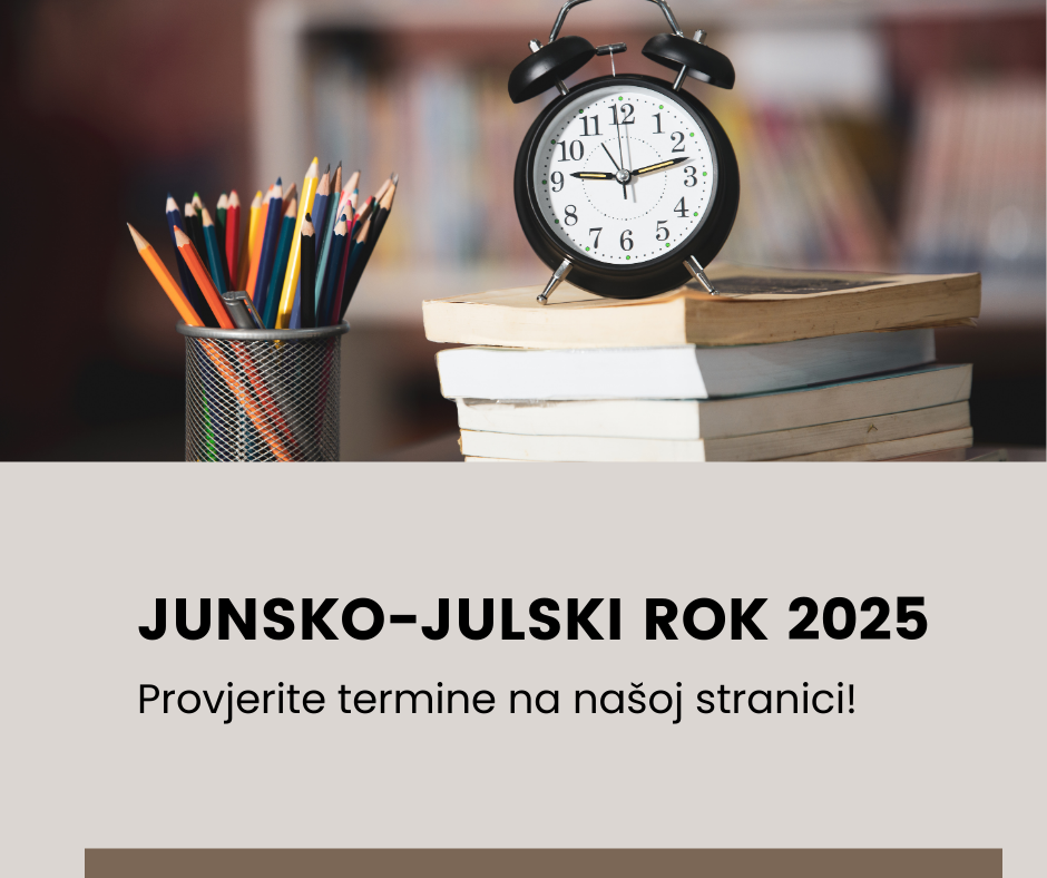 Juno-julsko ispitni rok 2025
