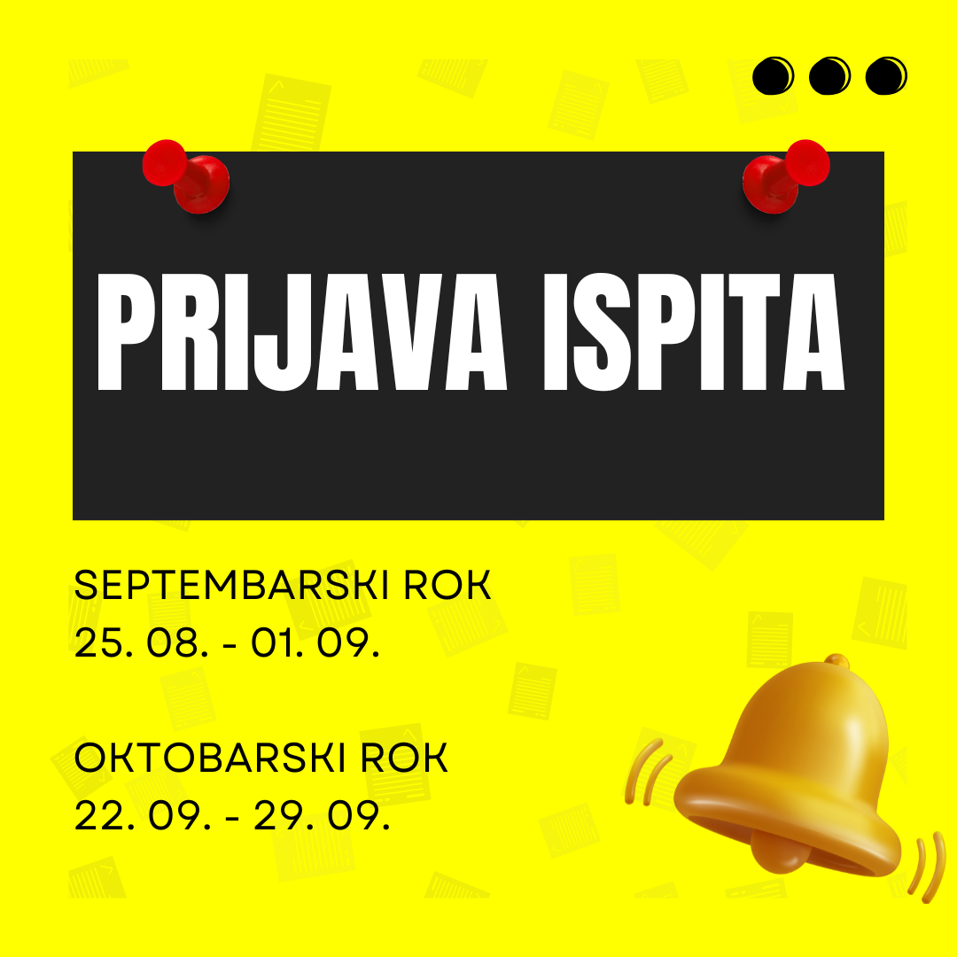 PRIJAVA ISPITA